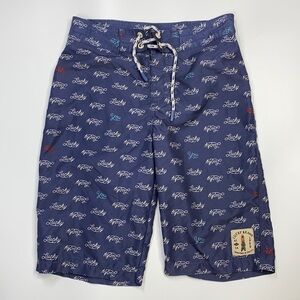 Lucky Brand Blue Swim Trunks Size 20